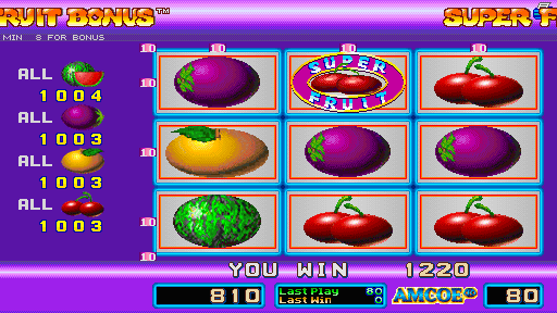 Super Fruit Bonus (Version 2.5R, set 1) Screenshot 1
